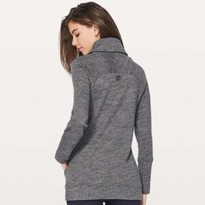Lululemon Heathered Core Dark Grey To You Tunic Sweater, Women’s Size 4